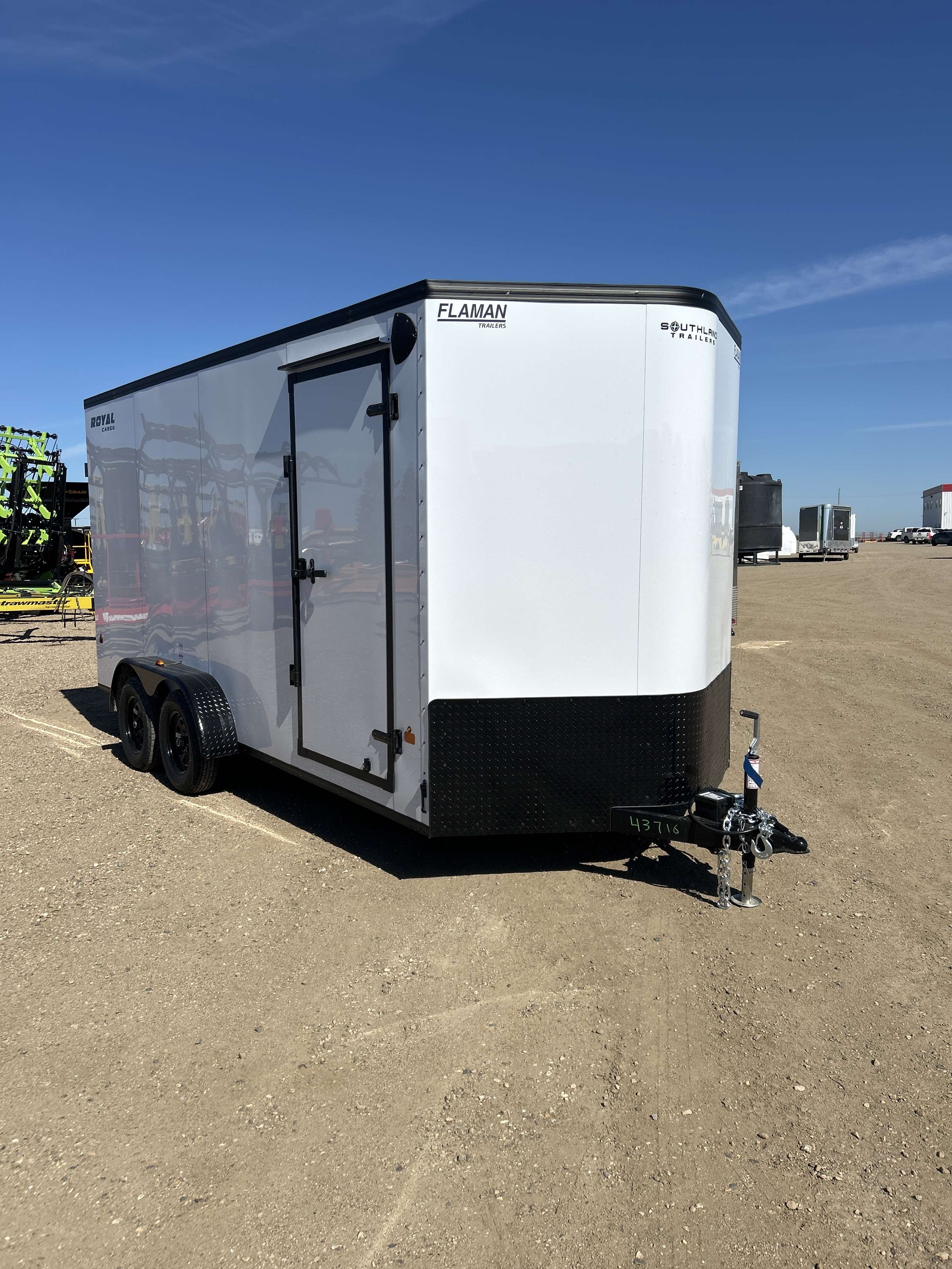 2026 Royal LCH 7' x 16' + V-Nose Cargo Trailer