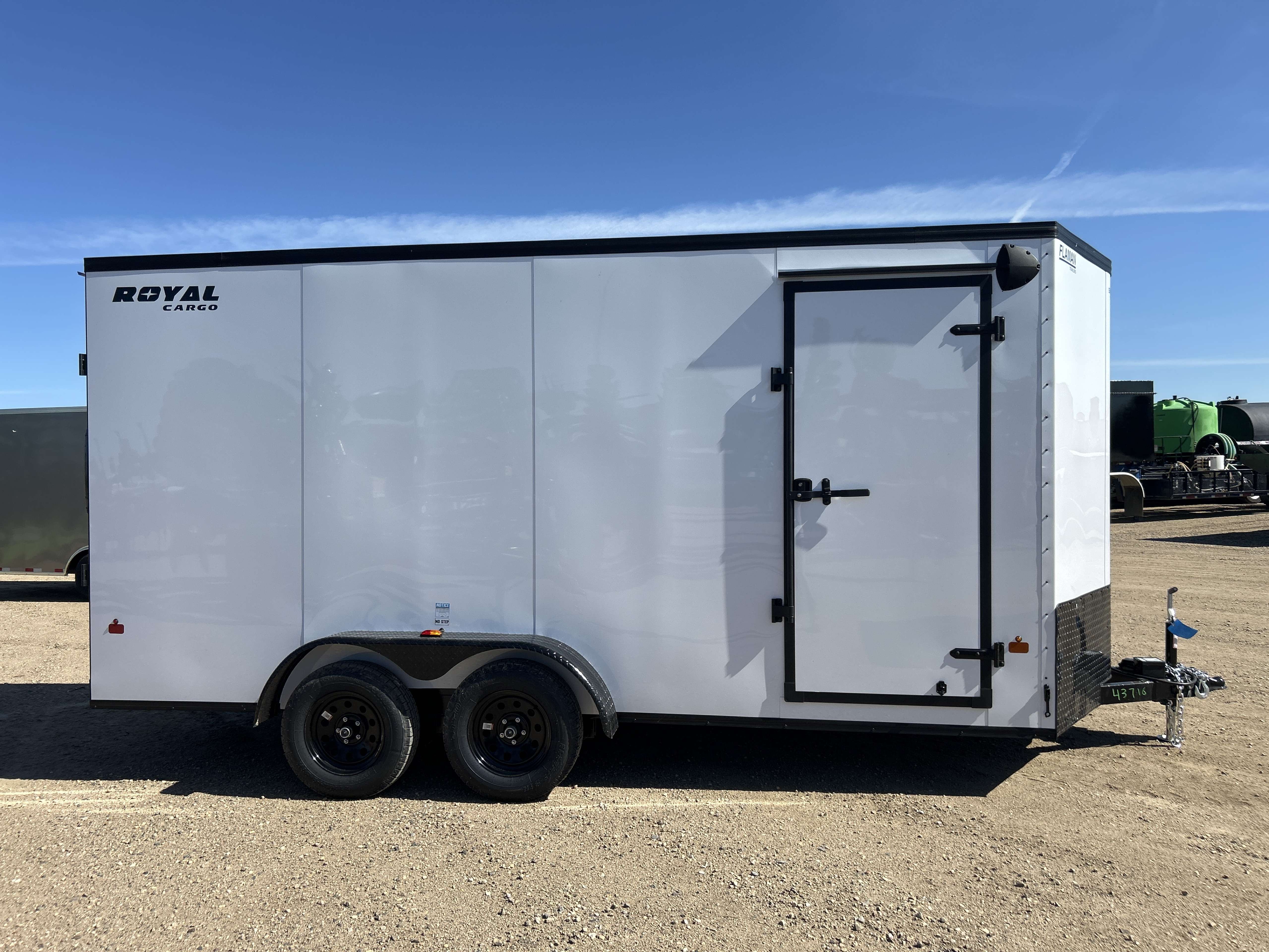 2026 Royal LCH 7' x 16' + V-Nose Cargo Trailer