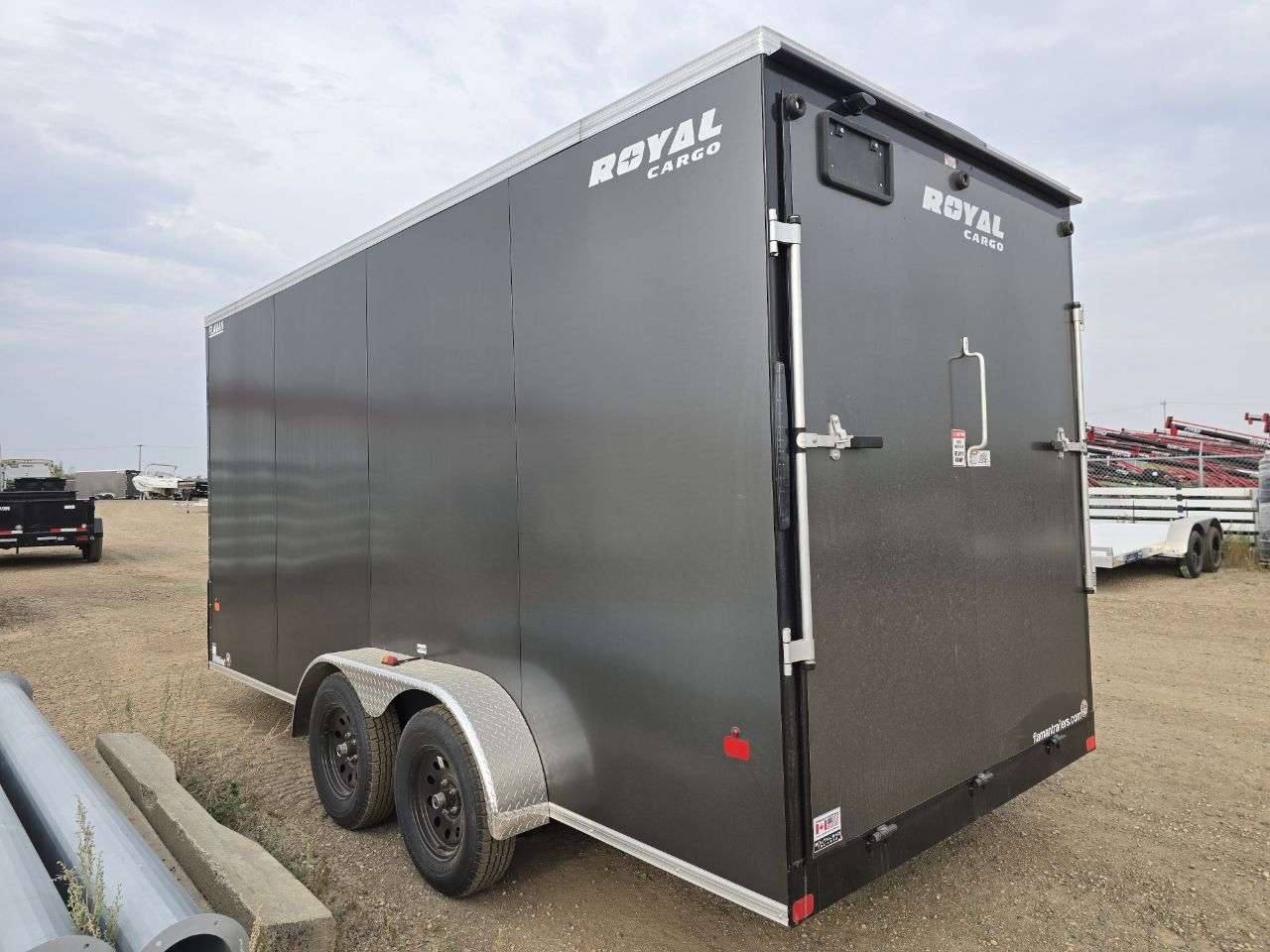 2026 Royal LCH 7' x 16' + V-Nose Cargo Trailer