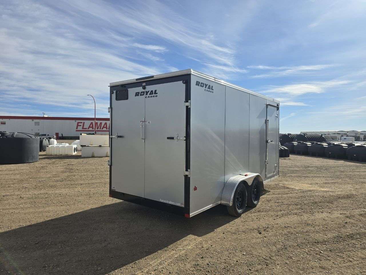 2026 Royal LCH 7' x 16' + V-Nose Cargo Trailer