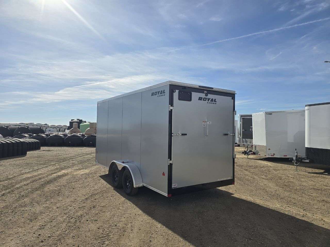 2026 Royal LCH 7' x 16' + V-Nose Cargo Trailer
