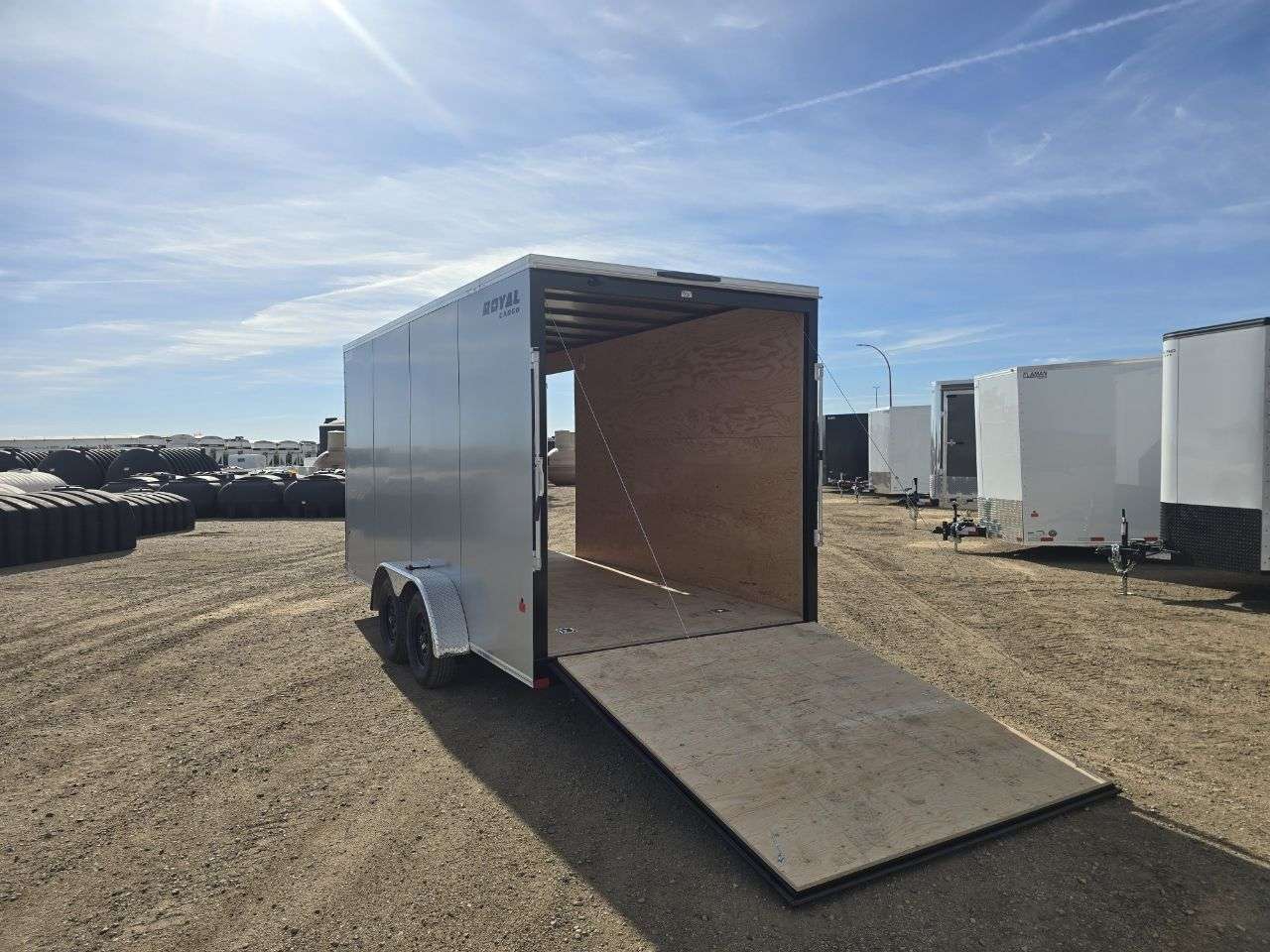 2026 Royal LCH 7' x 16' + V-Nose Cargo Trailer