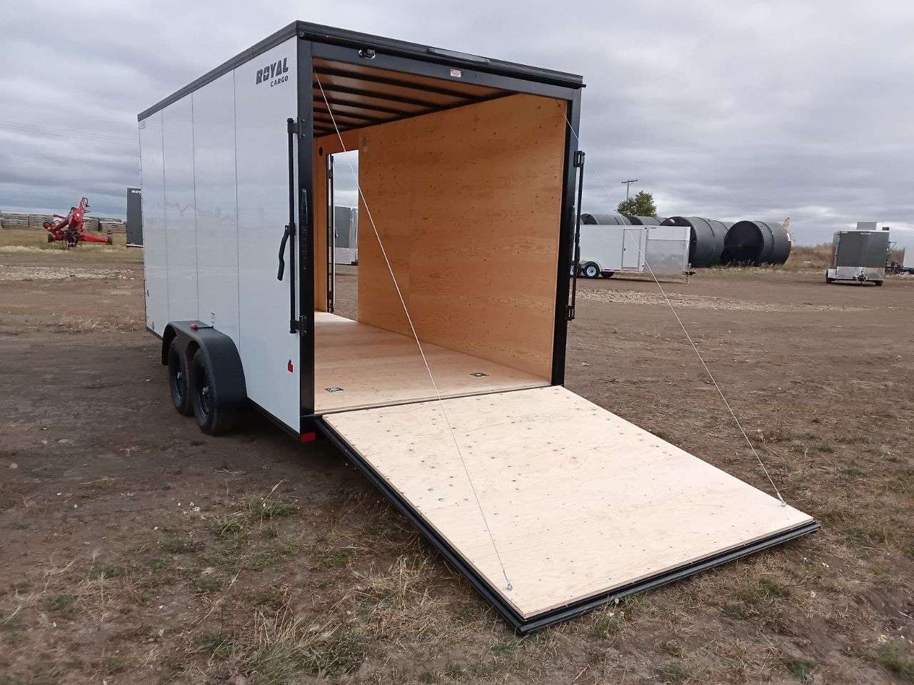 2026 Royal LCH 7' x 16' + V-Nose Cargo Trailer