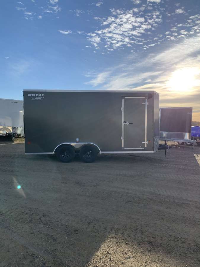 2026 Royal LCH 7' x 16' + V-Nose Cargo Trailer