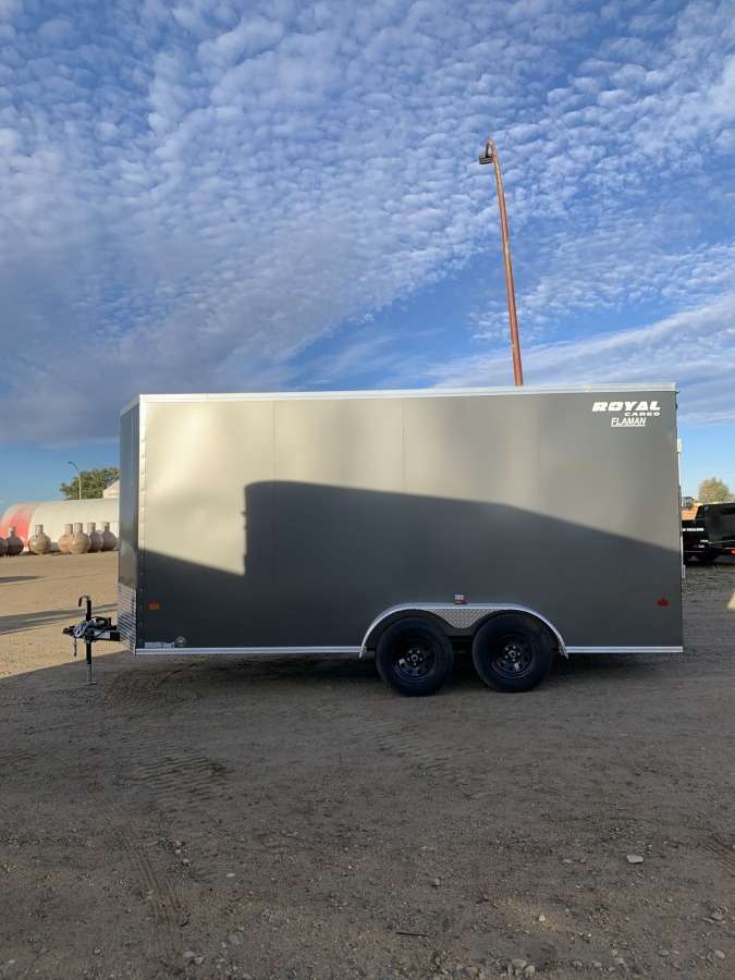 2026 Royal LCH 7' x 16' + V-Nose Cargo Trailer