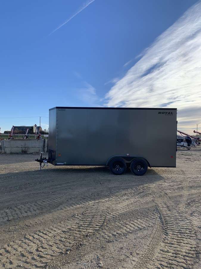 2026 Royal LCH 7' x 16' + V-Nose Cargo Trailer