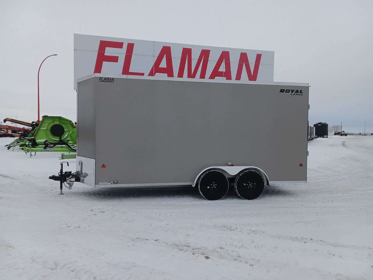 2026 Royal LCH 7' x 16' + V-Nose Cargo Trailer