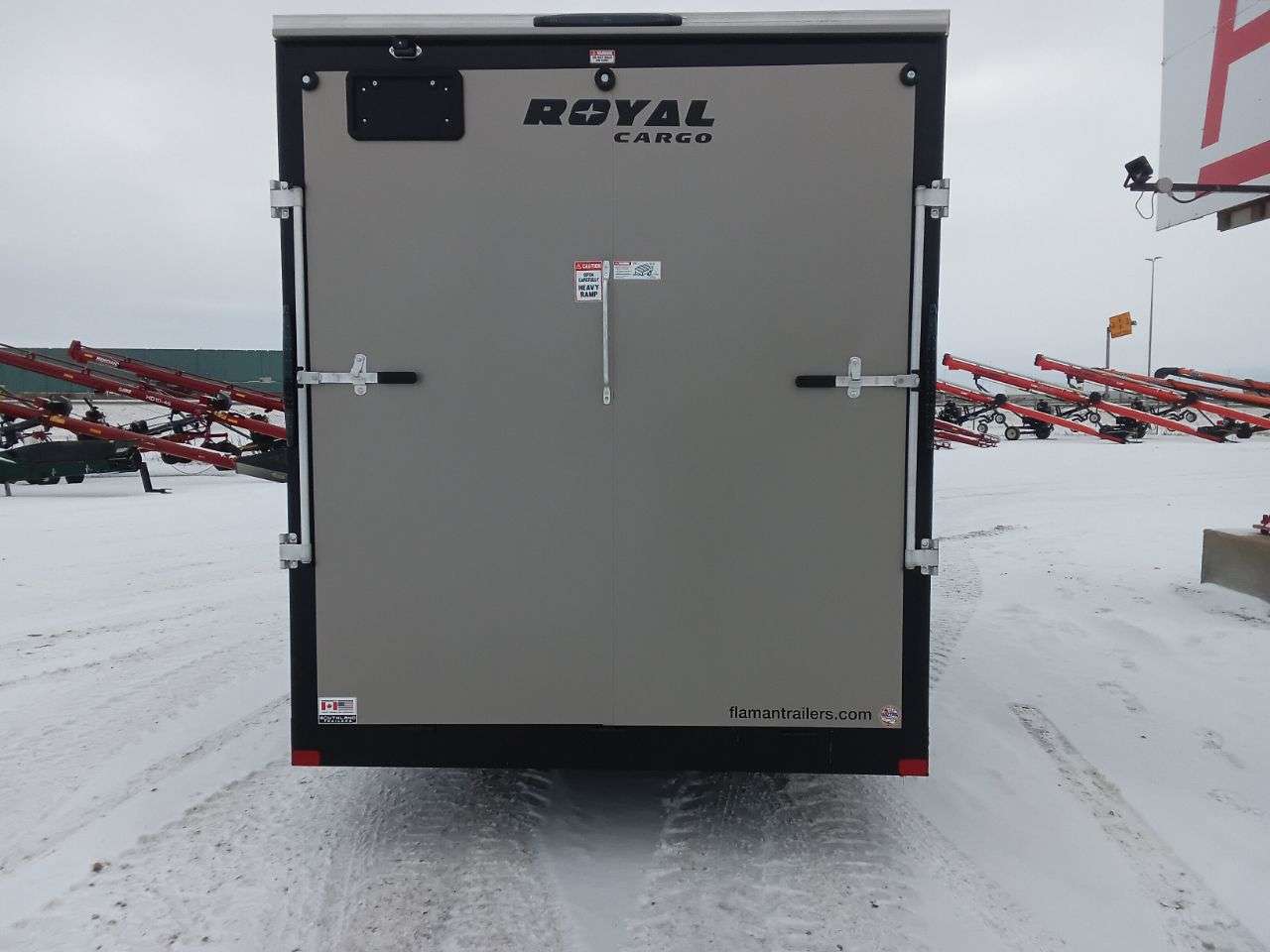 2026 Royal LCH 7' x 16' + V-Nose Cargo Trailer