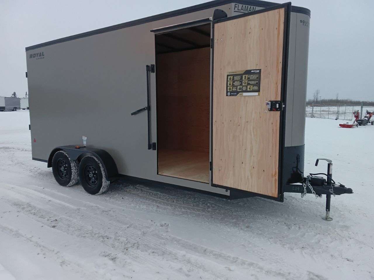 2026 Royal LCH 7' x 16' + V-Nose Cargo Trailer