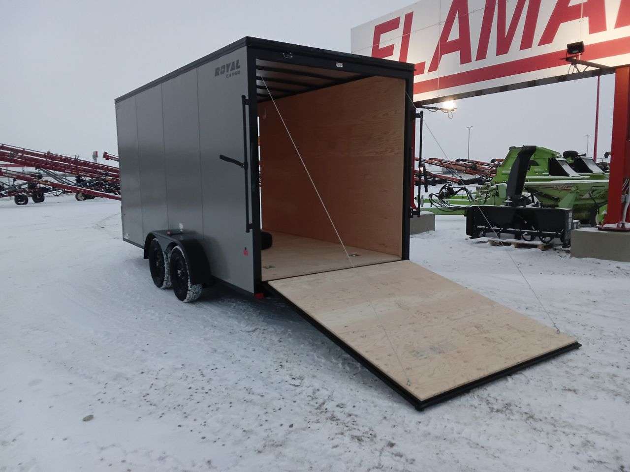 2026 Royal LCH 7' x 16' + V-Nose Cargo Trailer