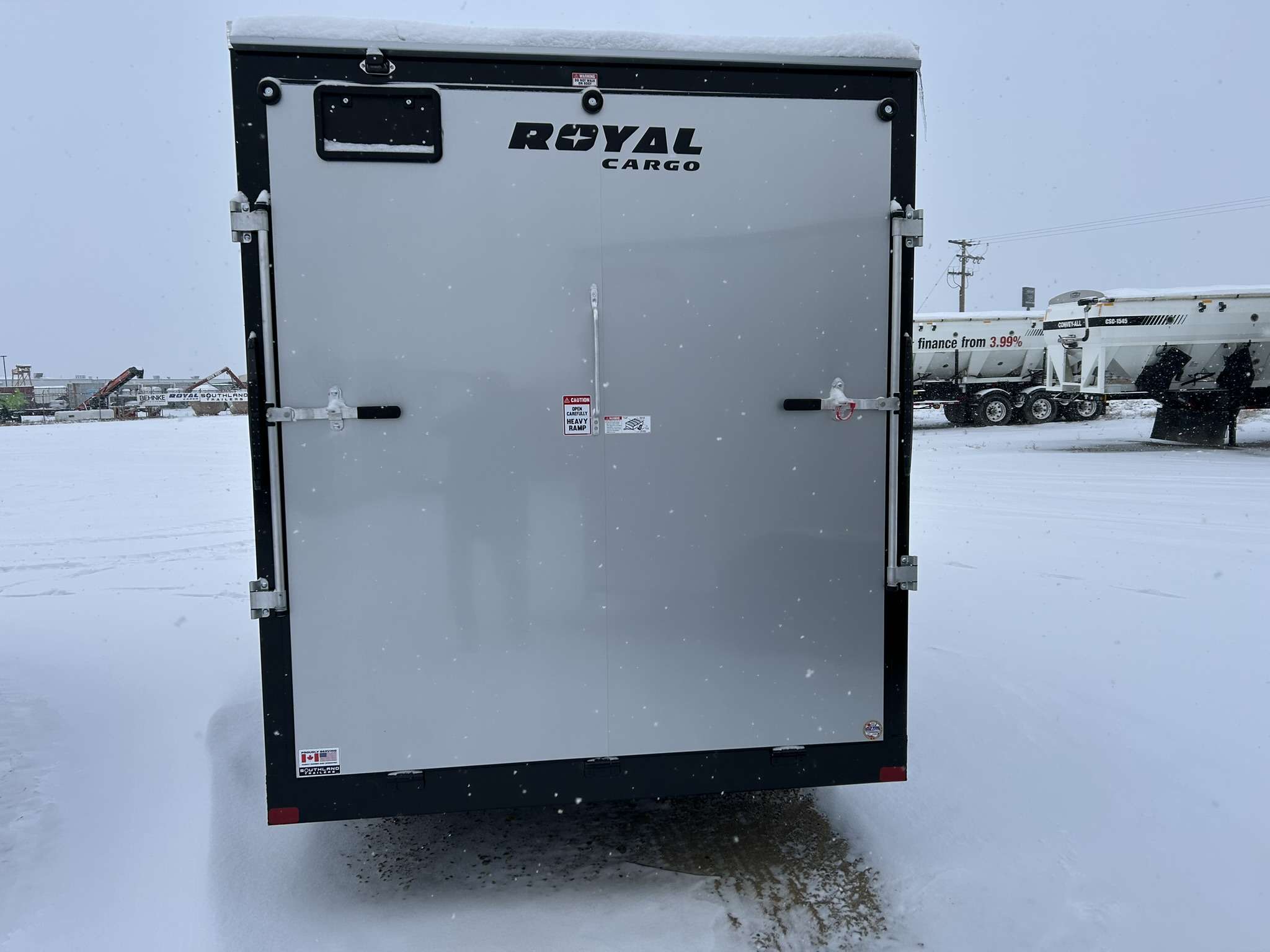 2026 Royal LCH 7' x 16' + V-Nose Cargo Trailer