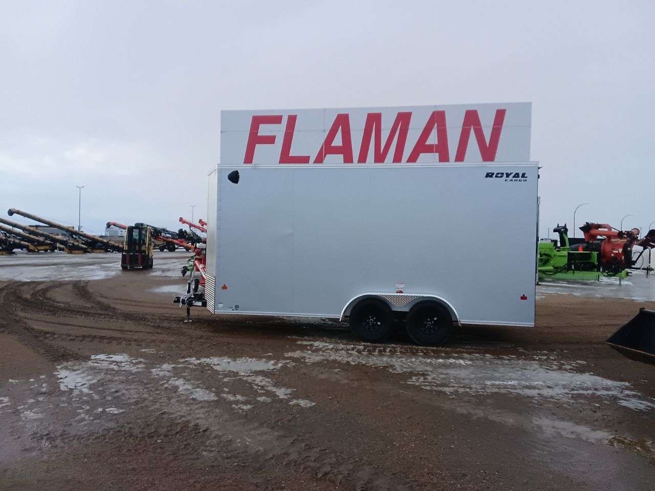 2026 Royal LCH 7' x 16' + V-Nose Cargo Trailer