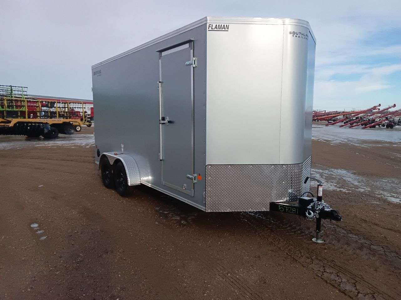 2026 Royal LCH 7' x 16' + V-Nose Cargo Trailer