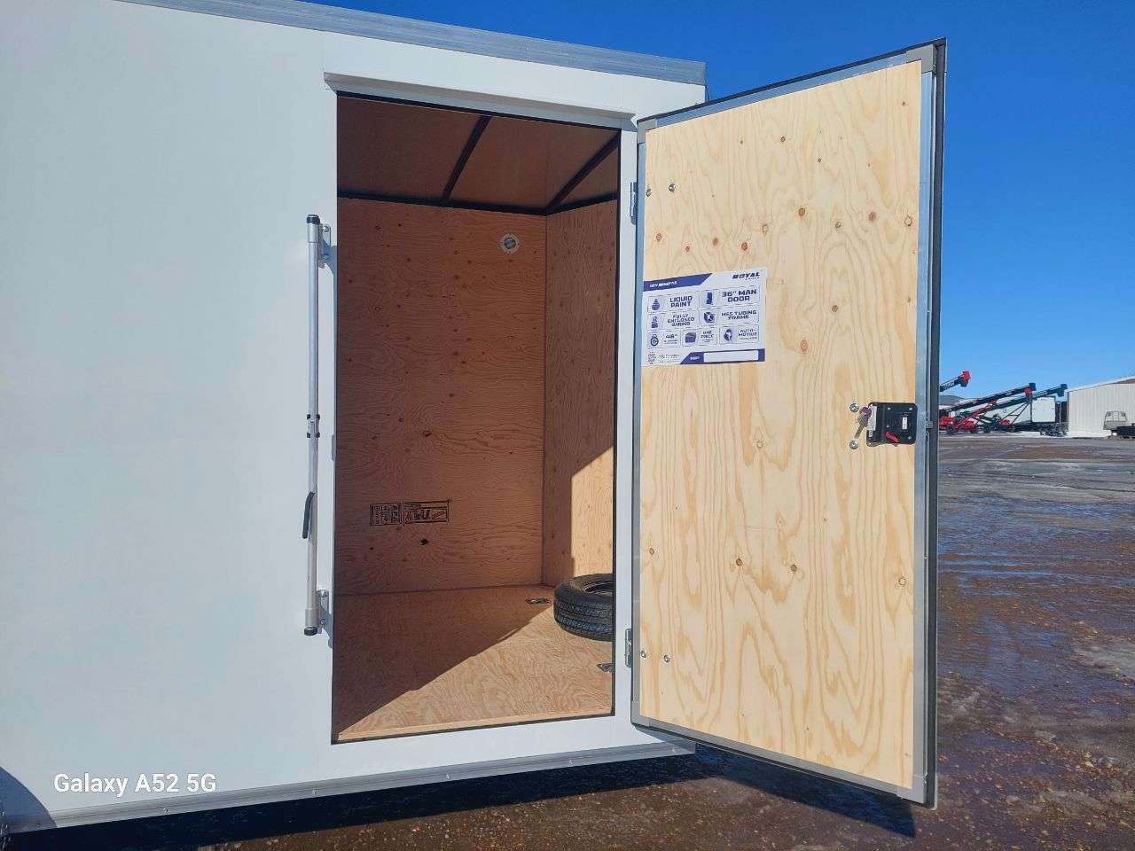 2026 Royal LCH 7' x 16' + V-Nose Cargo Trailer