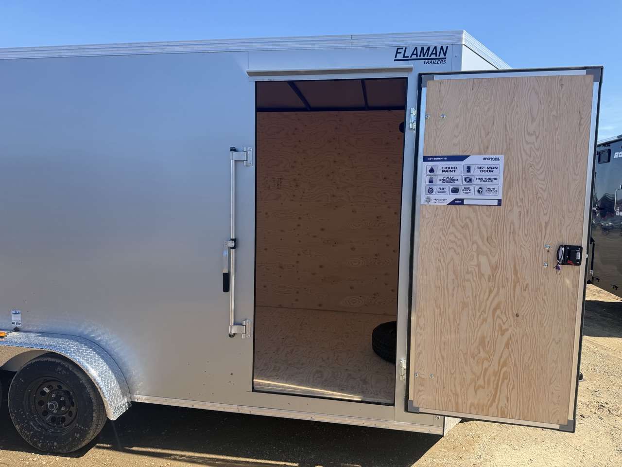 2026 Royal LCH 7' x 16' + V-Nose Cargo Trailer