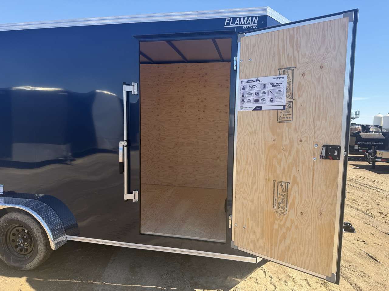 2026 Royal LCH 7' x 16' + V-Nose Cargo Trailer