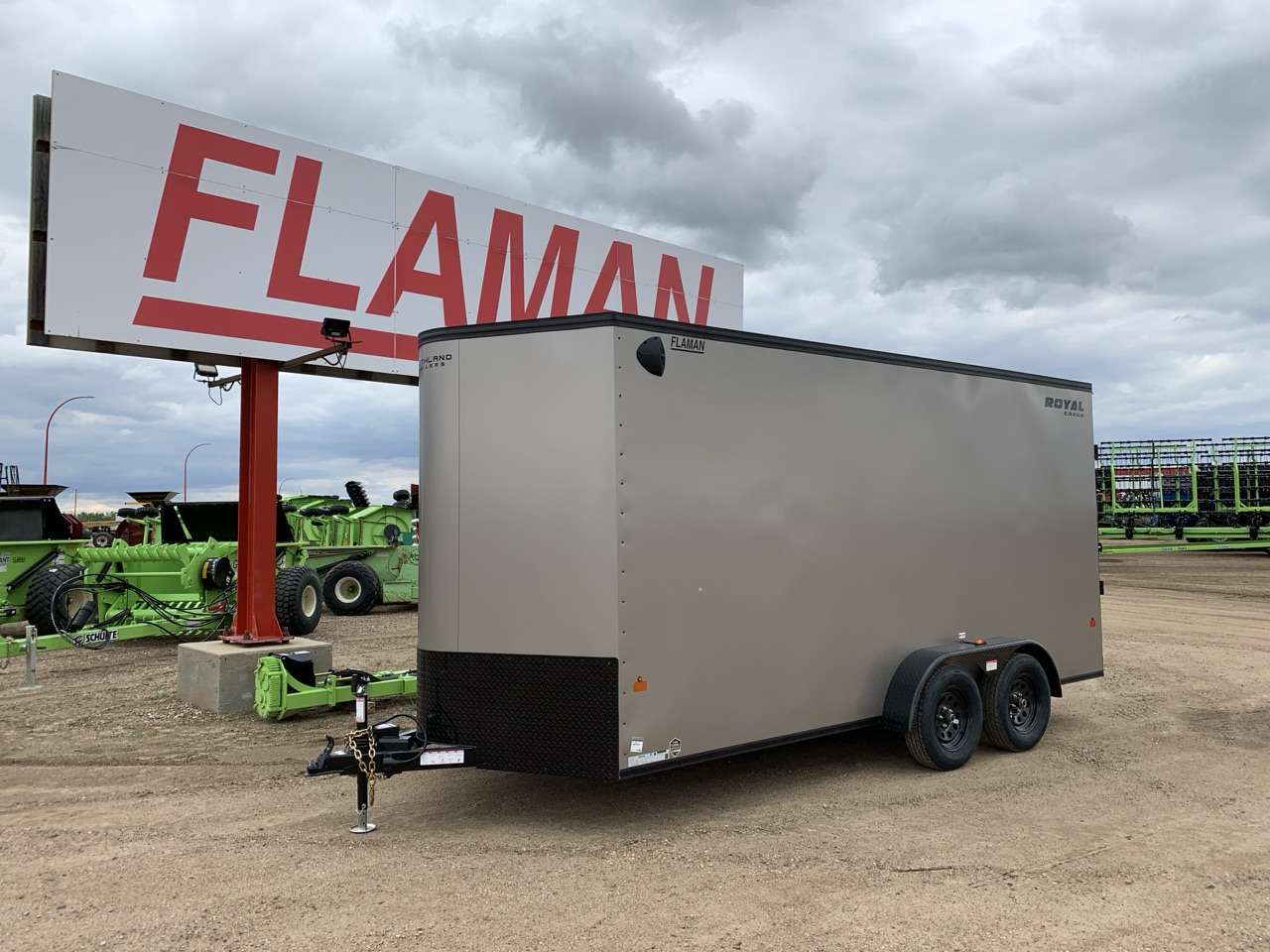 2026 Royal LCH 7' x 16' + V-Nose Cargo Trailer