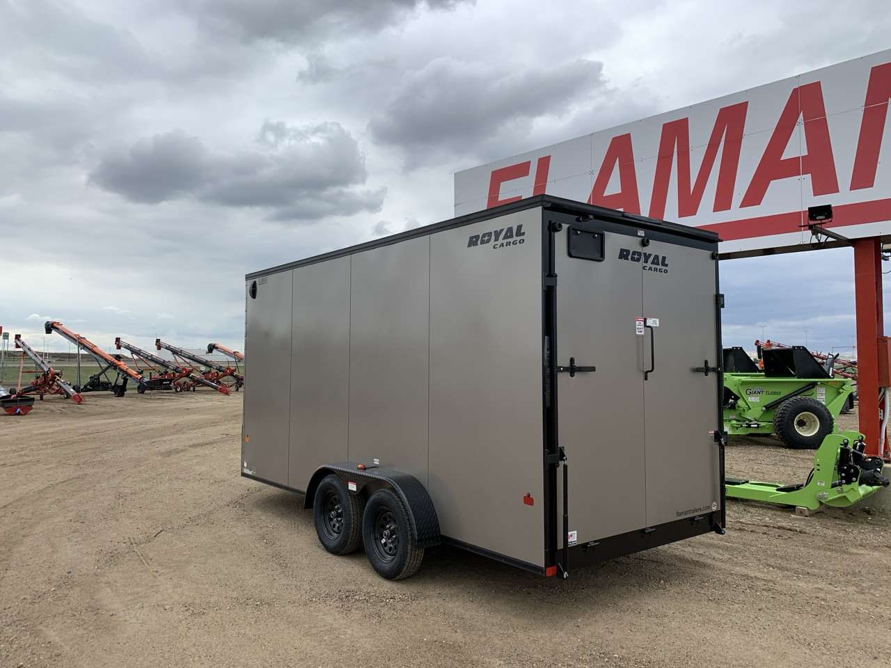 2026 Royal LCH 7' x 16' + V-Nose Cargo Trailer