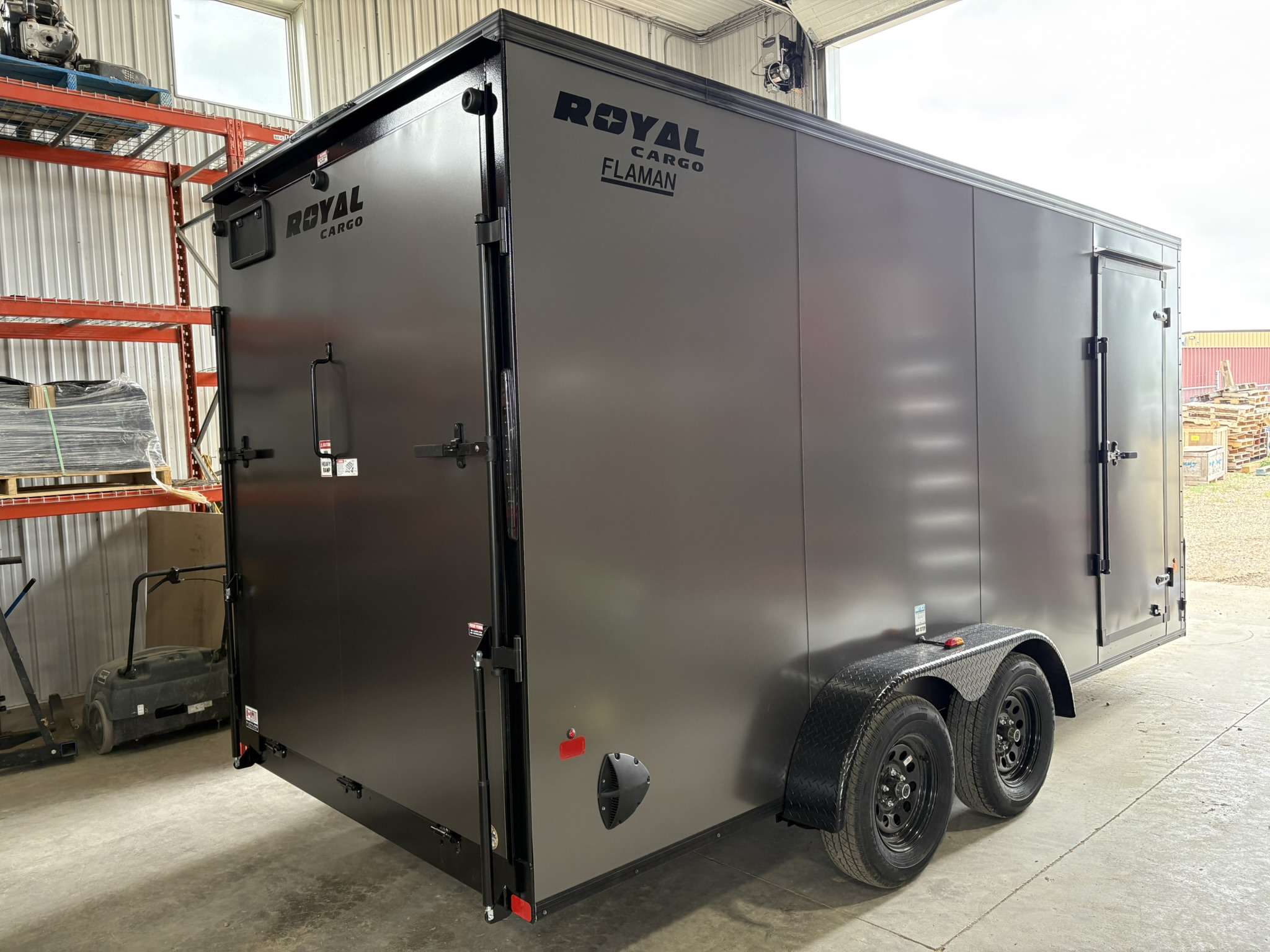 2026 Royal LCH 7' x 16' + V-Nose Cargo Trailer