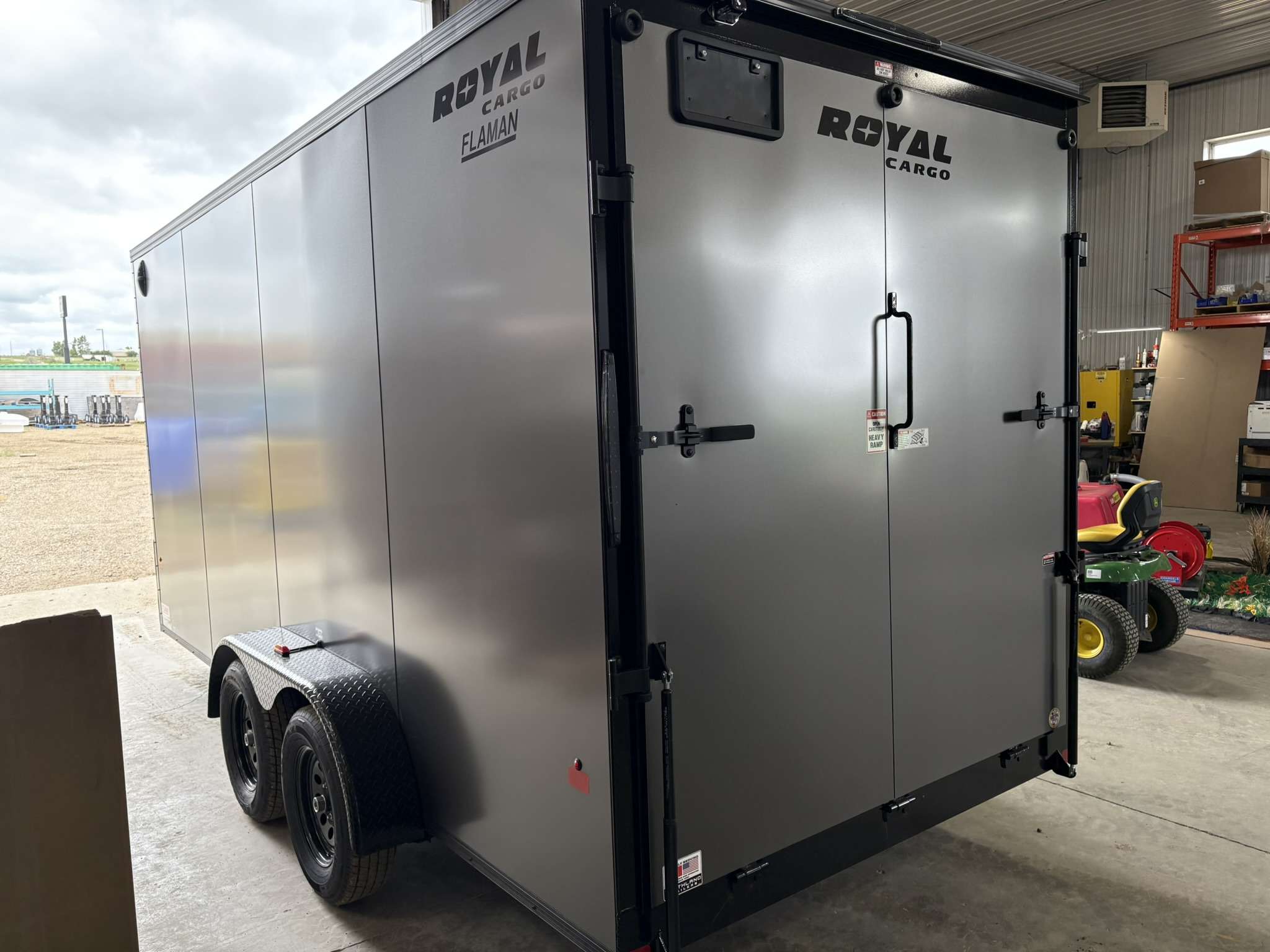 2026 Royal LCH 7' x 16' + V-Nose Cargo Trailer