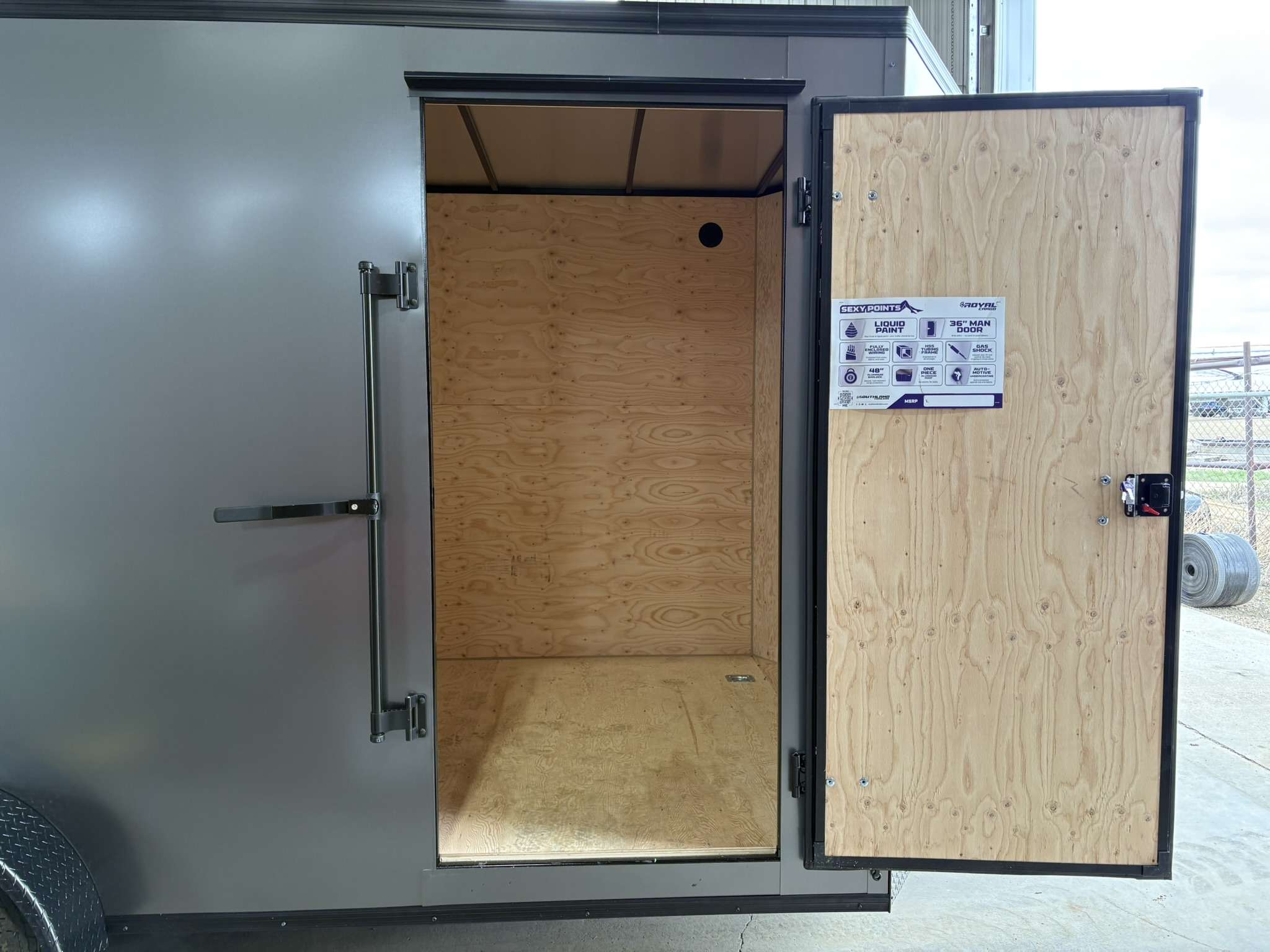 2026 Royal LCH 7' x 16' + V-Nose Cargo Trailer