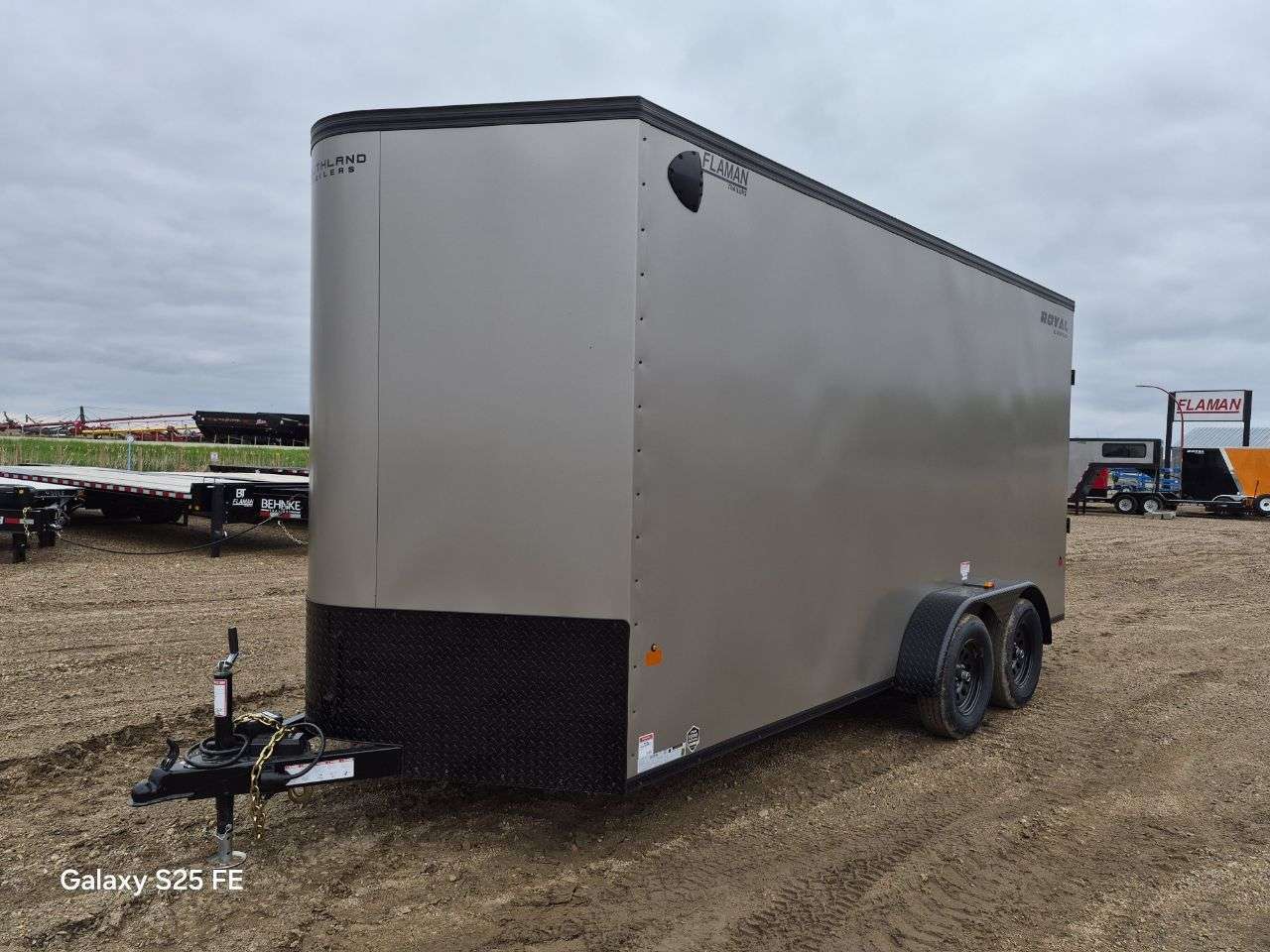 2026 Royal LCH 7' x 16' + V-Nose Cargo Trailer