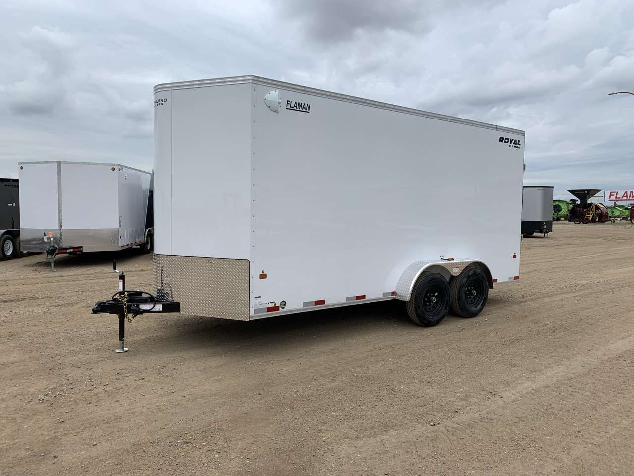 2026 Royal LCH 7' x 16' + V-Nose Cargo Trailer