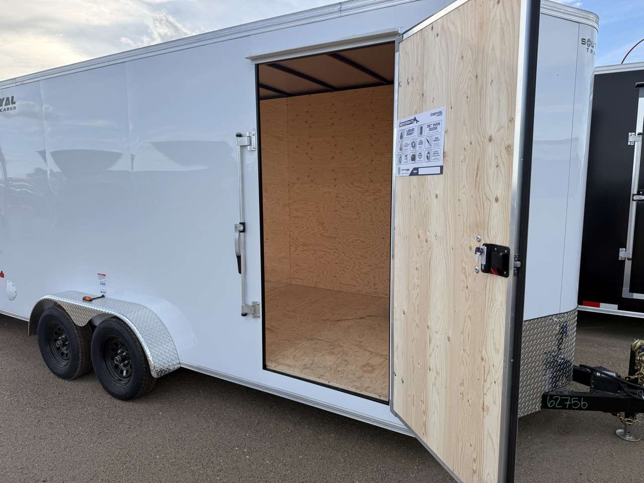 2026 Royal LCH 7' x 16' + V-Nose Cargo Trailer
