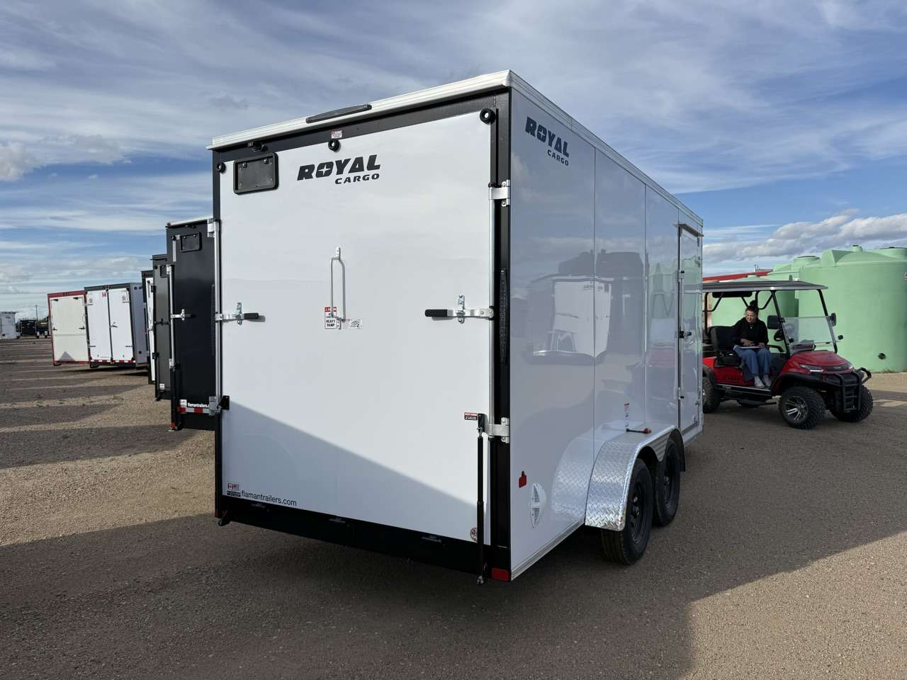 2026 Royal LCH 7' x 16' + V-Nose Cargo Trailer