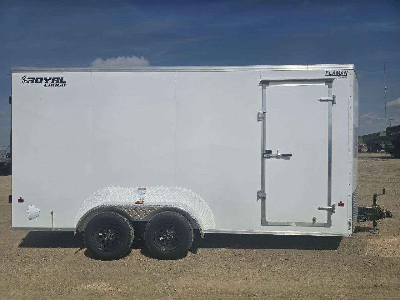 2026 Royal LCH 7' x 16' + V-Nose Cargo Trailer