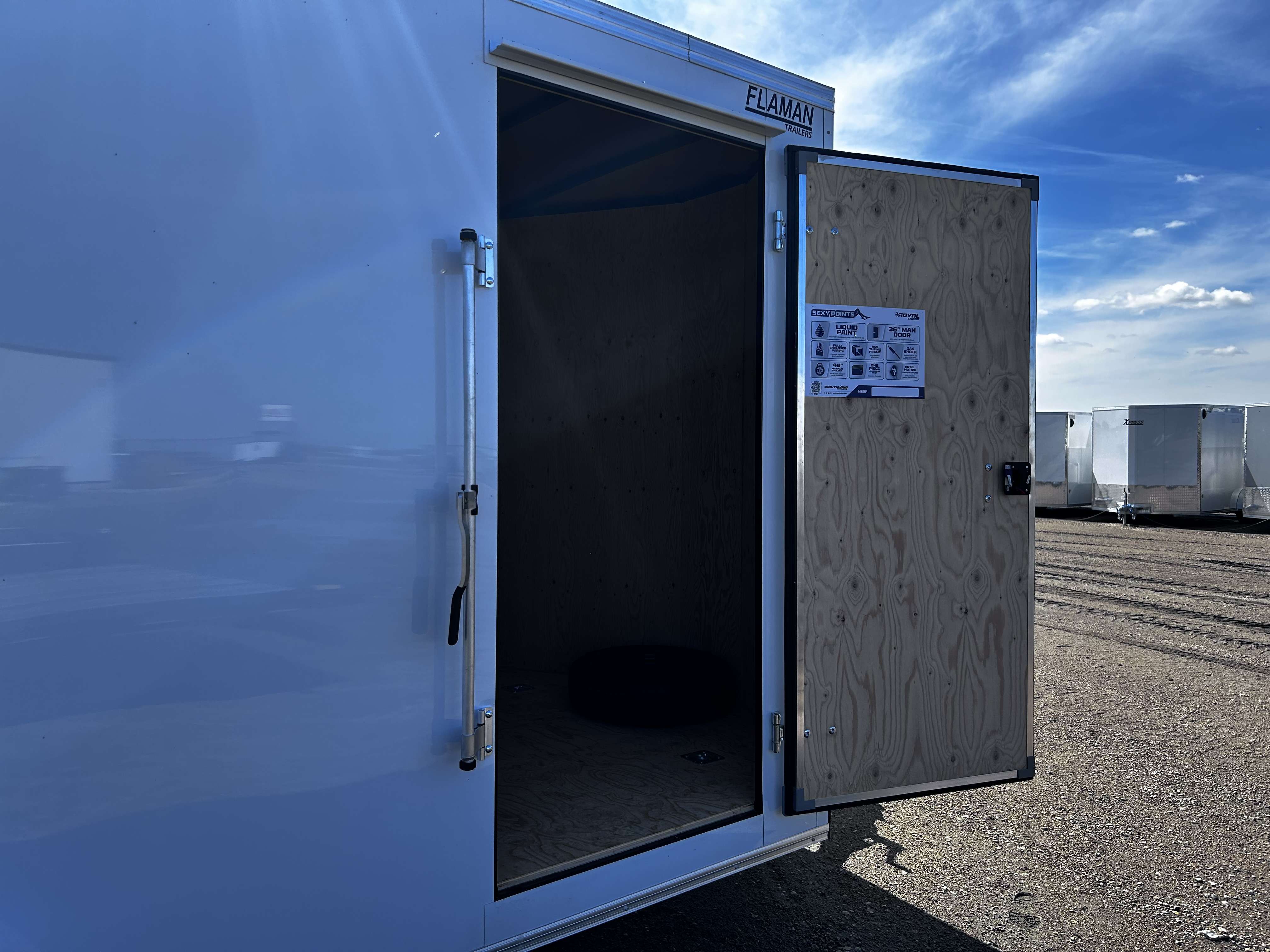 2026 Royal LCH 7' x 16' + V-Nose Cargo Trailer
