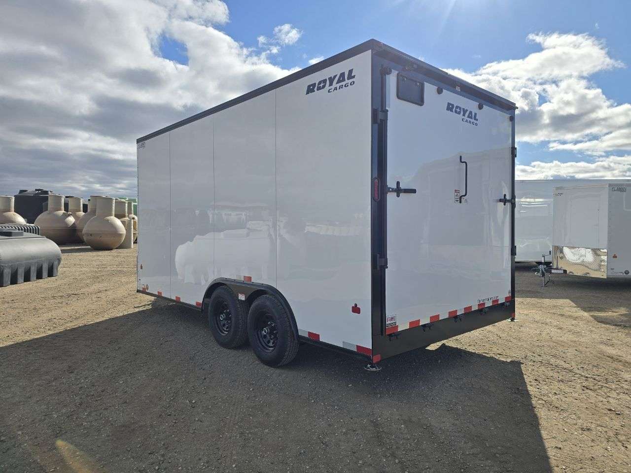 2026 Royal LCH 8'6" x 16' + V-Nose Cargo Trailer
