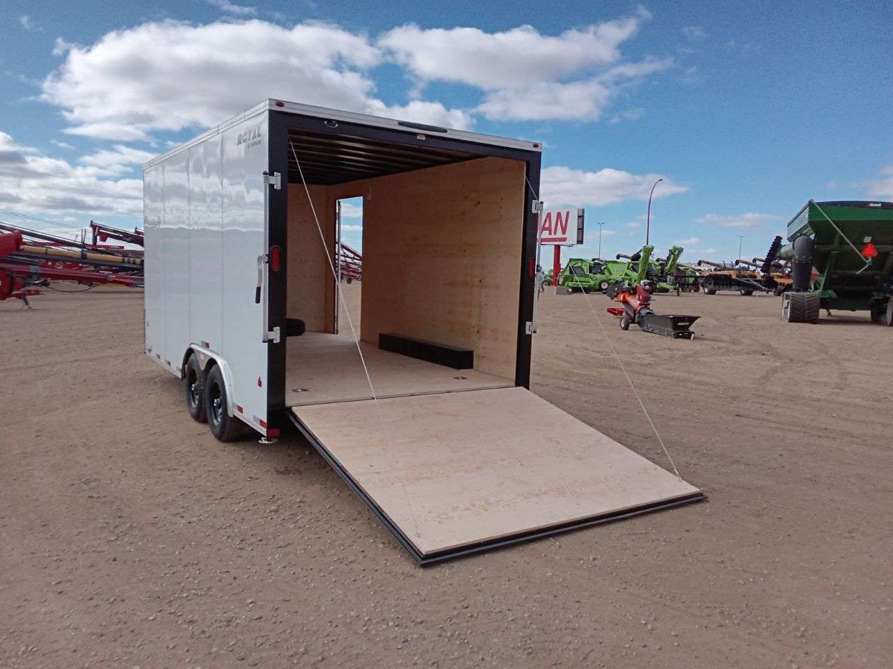 2026 Royal LCH 8'6" x 16' + V-Nose Cargo Trailer