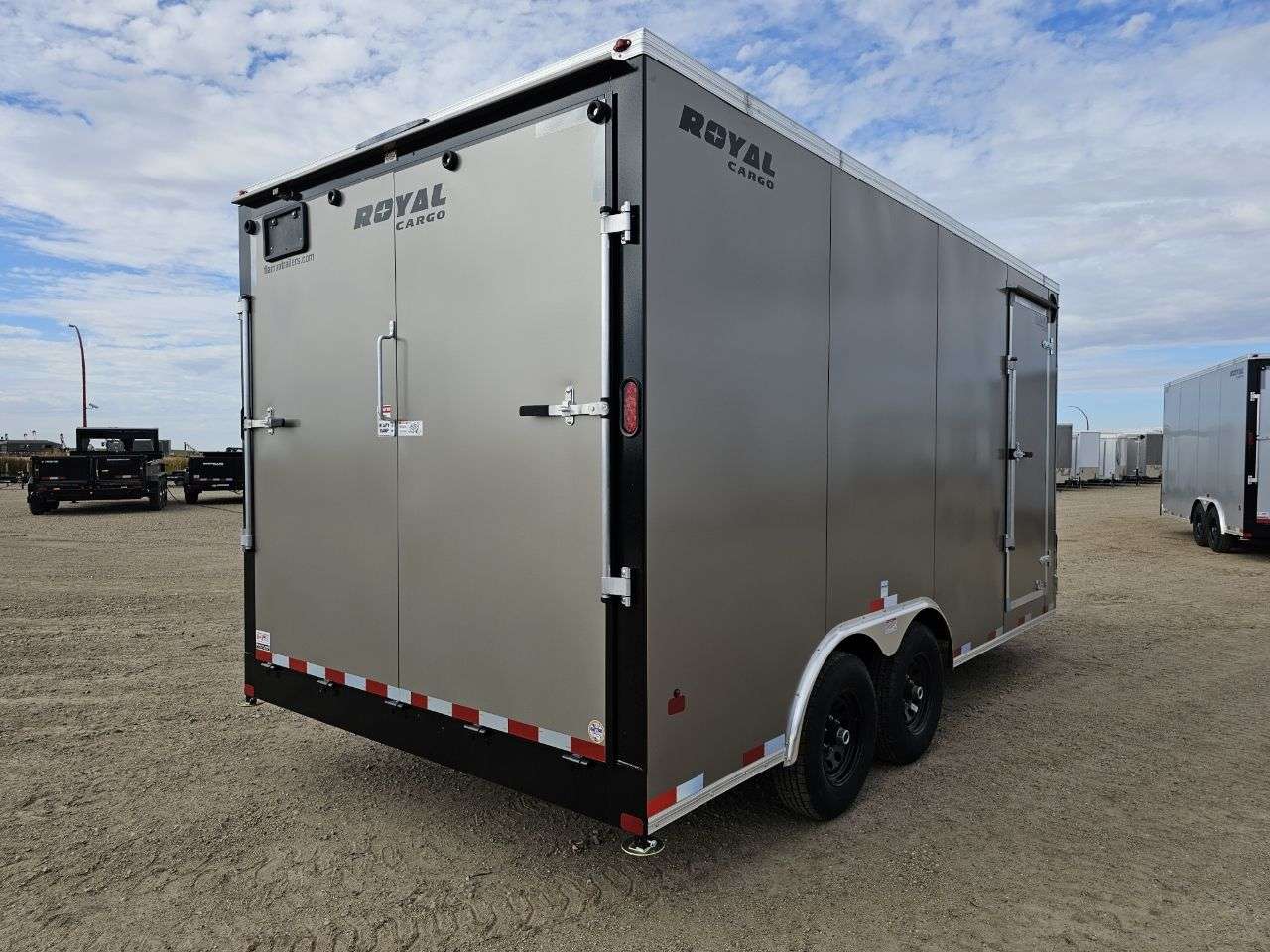 2026 Royal LCH 8'6" x 16' + V-Nose Cargo Trailer