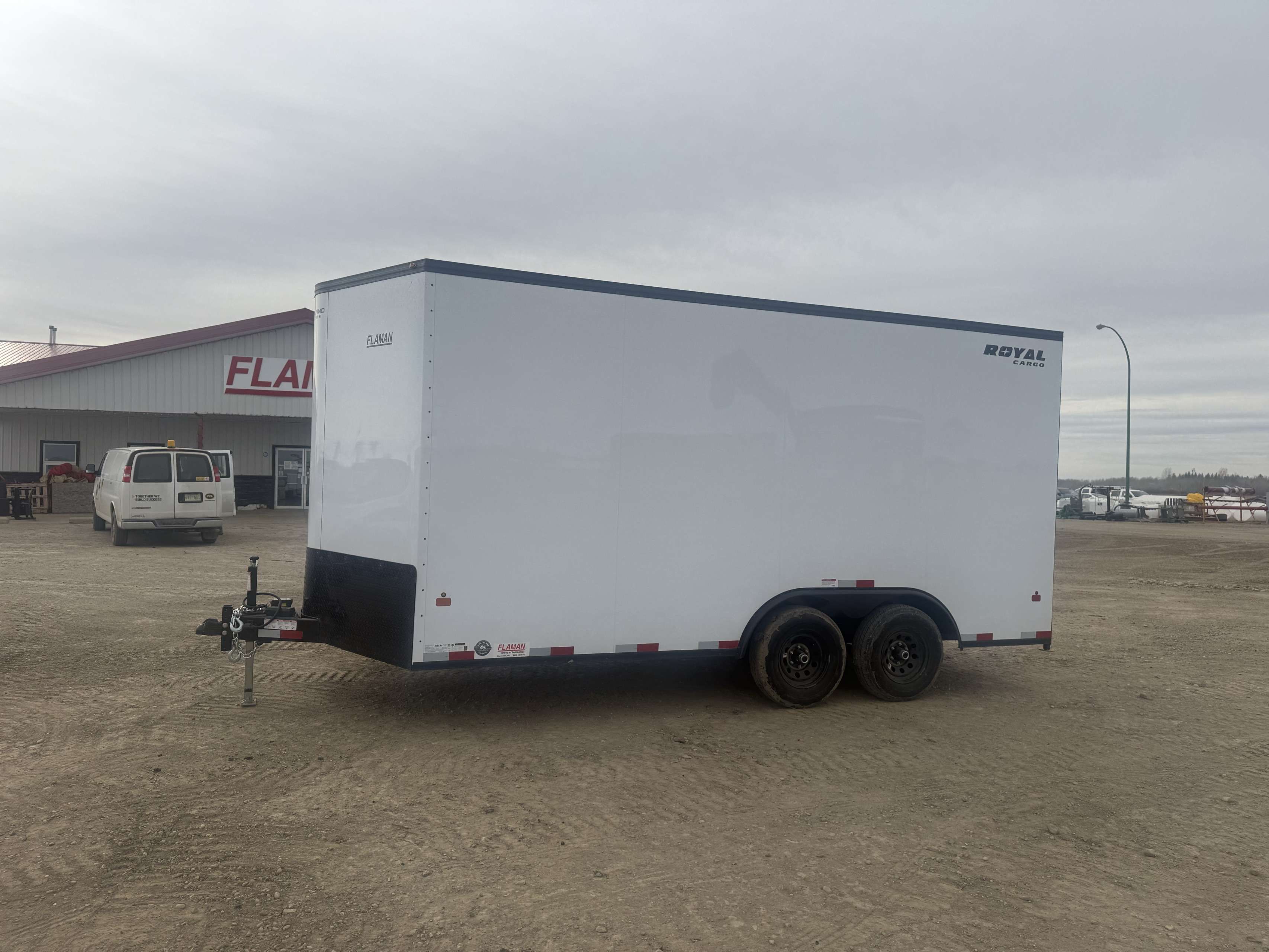 2026 Royal LCH 8'6" x 16' + V-Nose Cargo Trailer