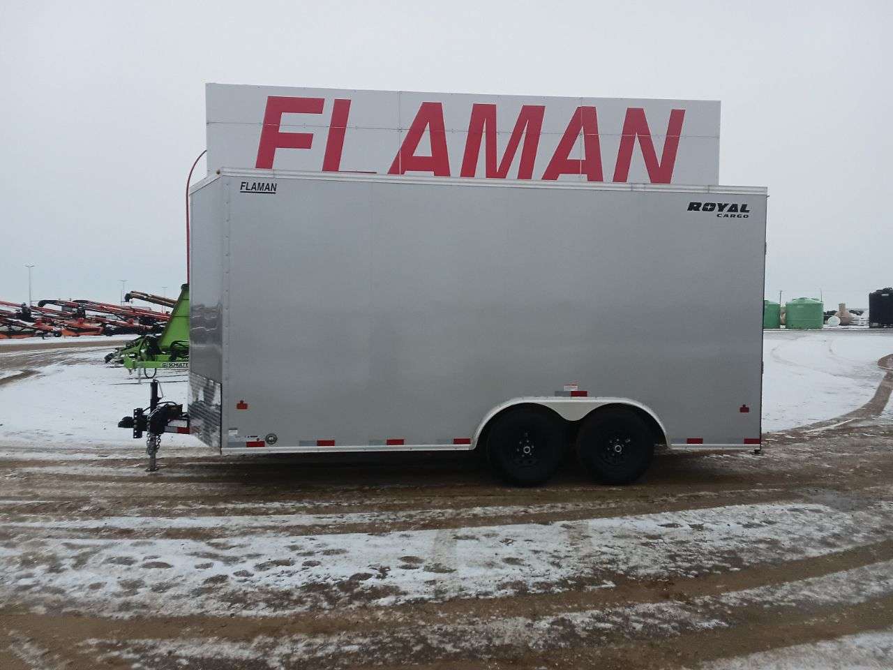 2026 Royal LCH 8'6" x 16' + V-Nose Cargo Trailer