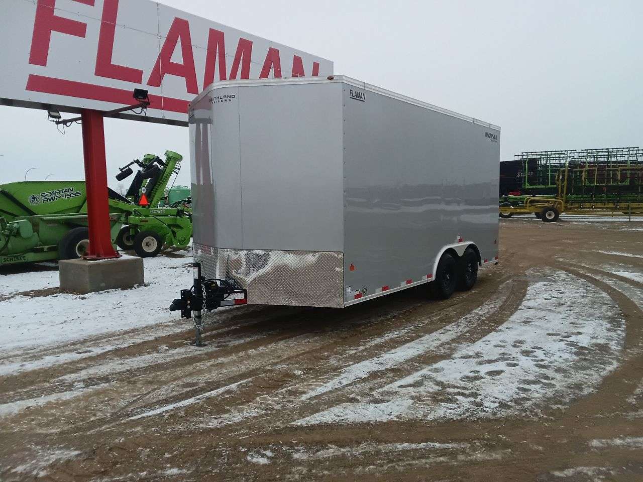 2026 Royal LCH 8'6" x 16' + V-Nose Cargo Trailer