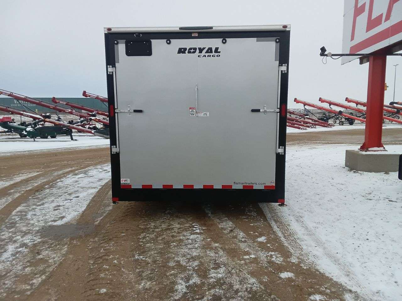 2026 Royal LCH 8'6" x 16' + V-Nose Cargo Trailer