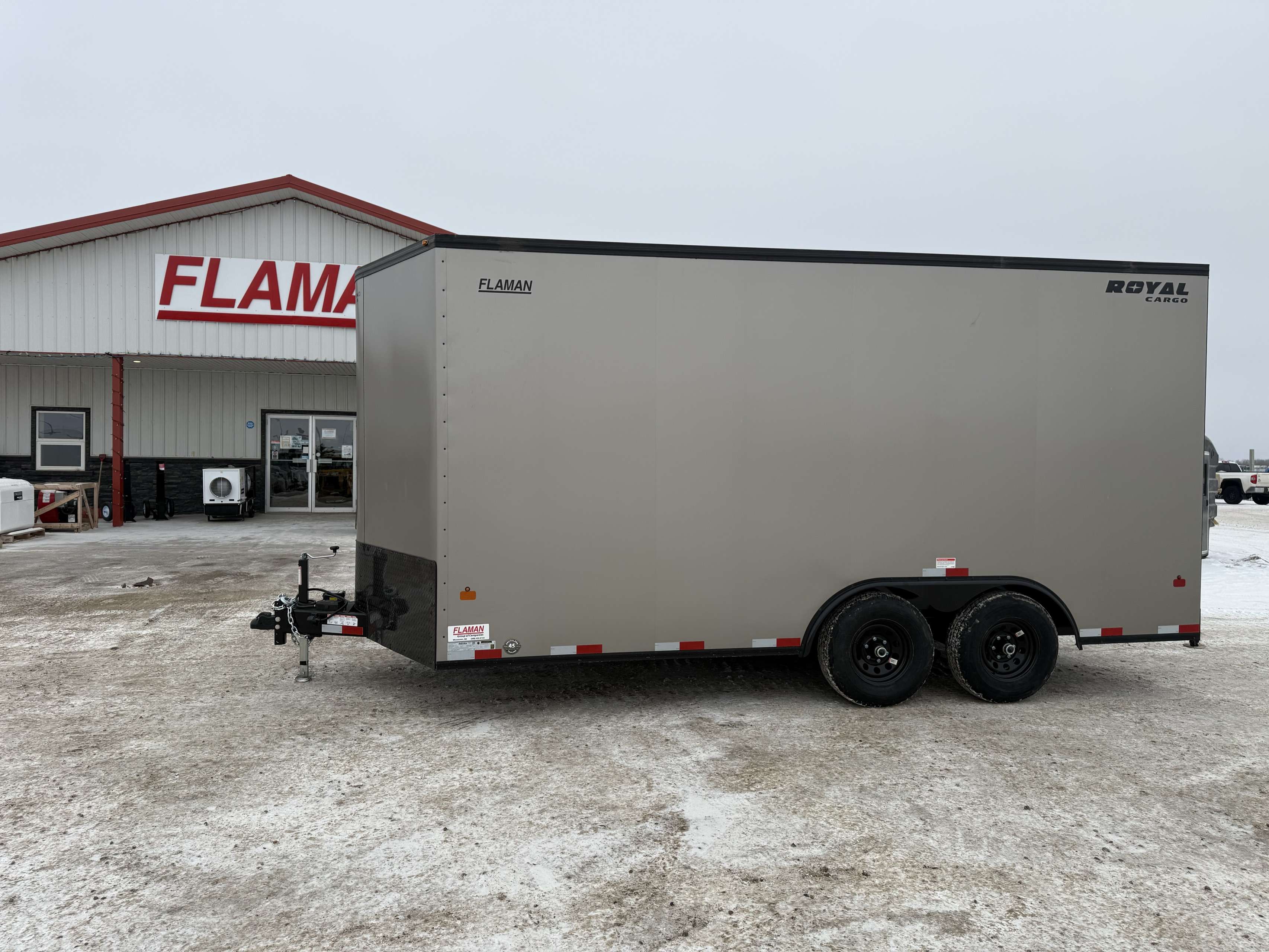 2026 Royal LCH 8'6" x 16' + V-Nose Cargo Trailer