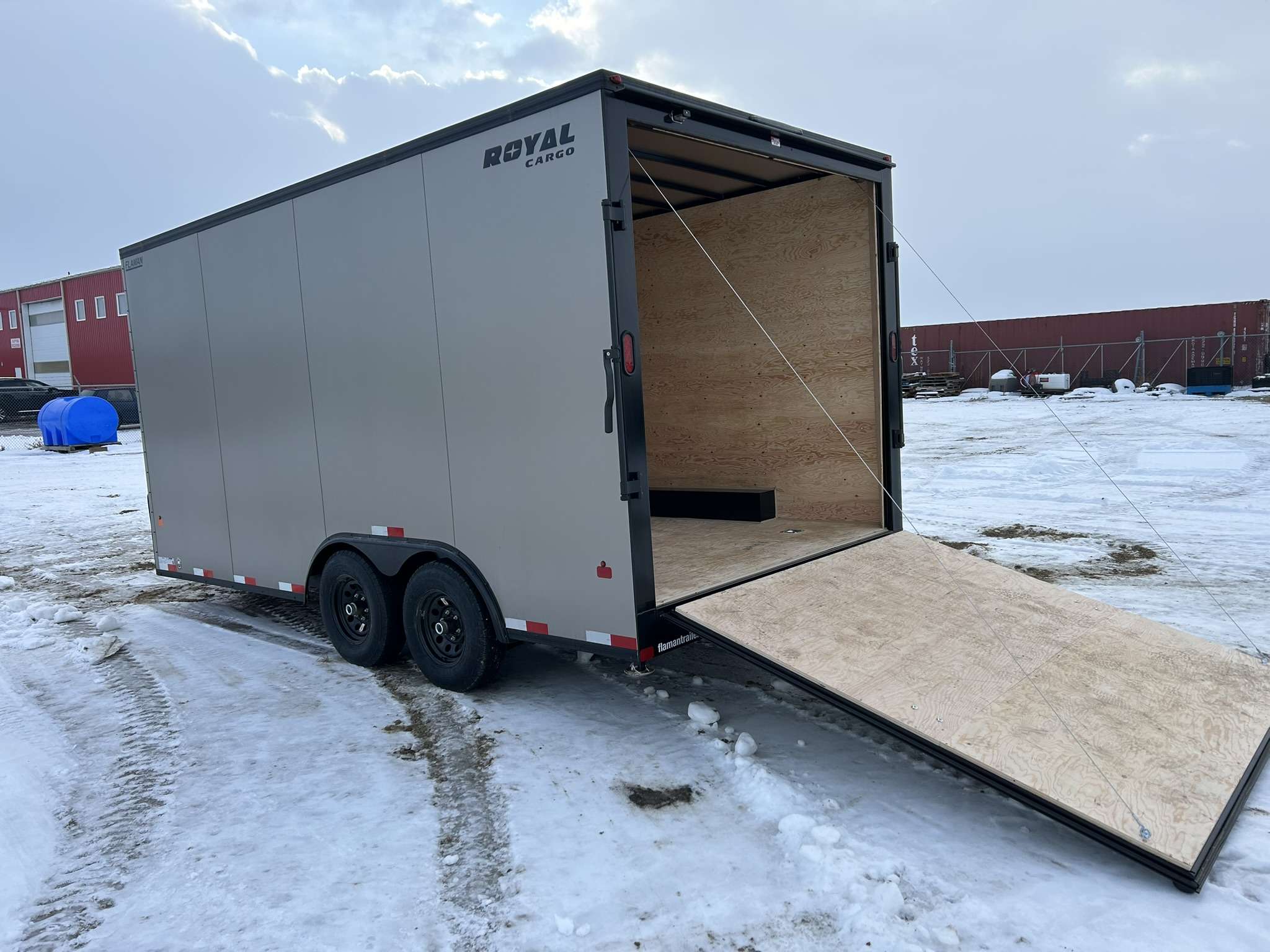 2026 Royal LCH 8'6" x 16' + V-Nose Cargo Trailer