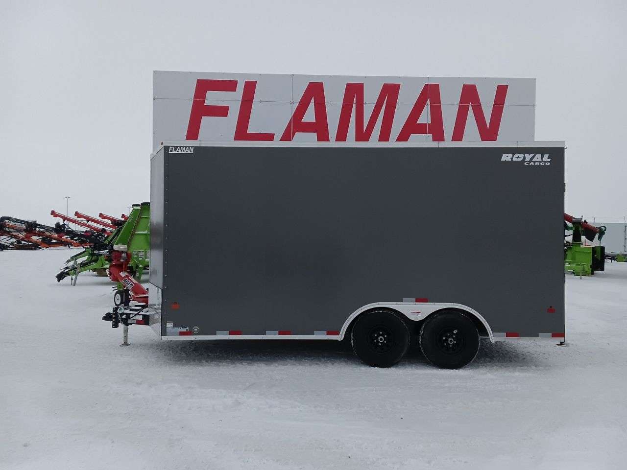 2026 Royal LCH 8'6" x 16' + V-Nose Cargo Trailer