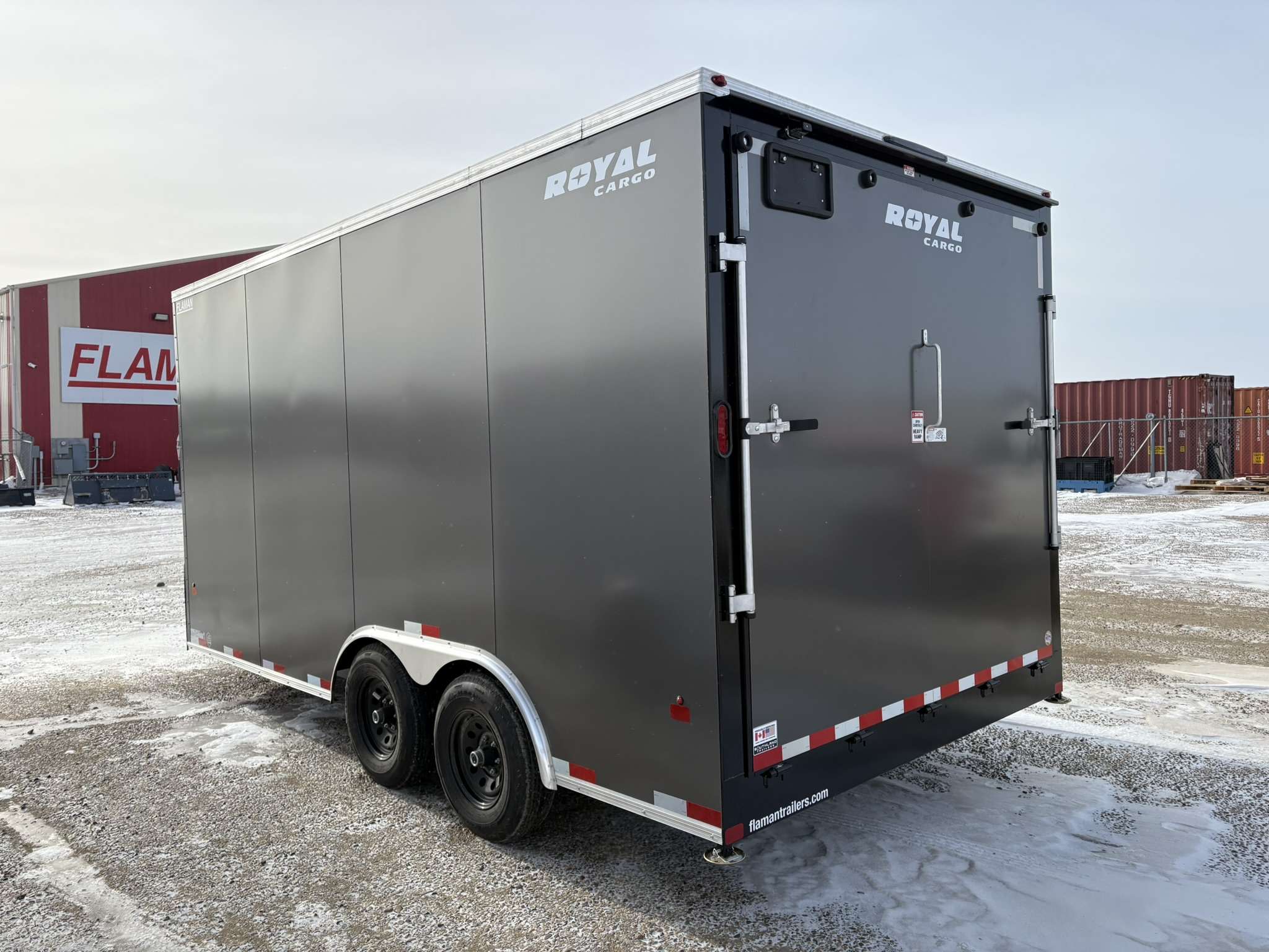 2026 Royal LCH 8'6" x 16' + V-Nose Cargo Trailer