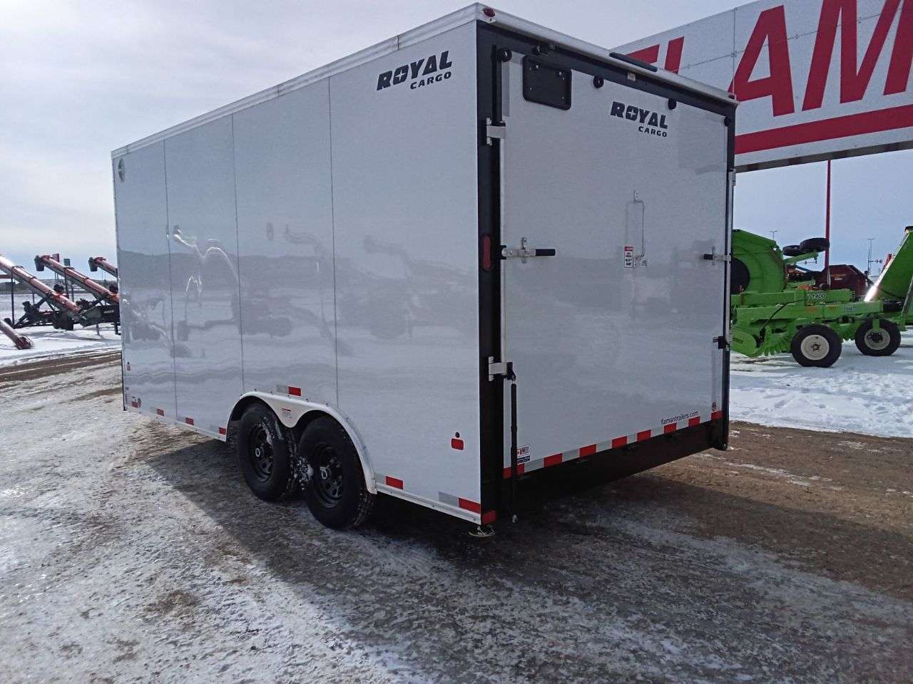 2026 Royal LCH 8'6" x 16' + V-Nose Cargo Trailer