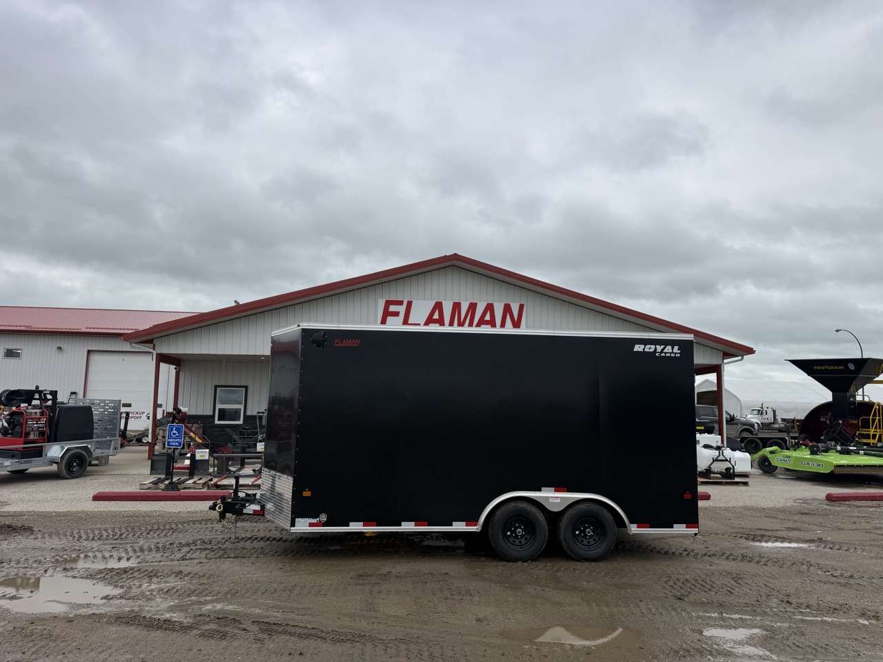 2026 Royal LCH 8'6" x 16' + V-Nose Cargo Trailer