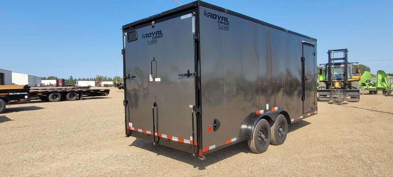 2026 Royal LCH 8'6" x 16' + V-Nose Cargo Trailer