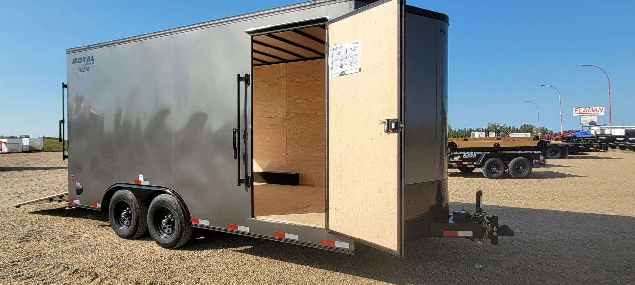 2026 Royal LCH 8'6" x 16' + V-Nose Cargo Trailer