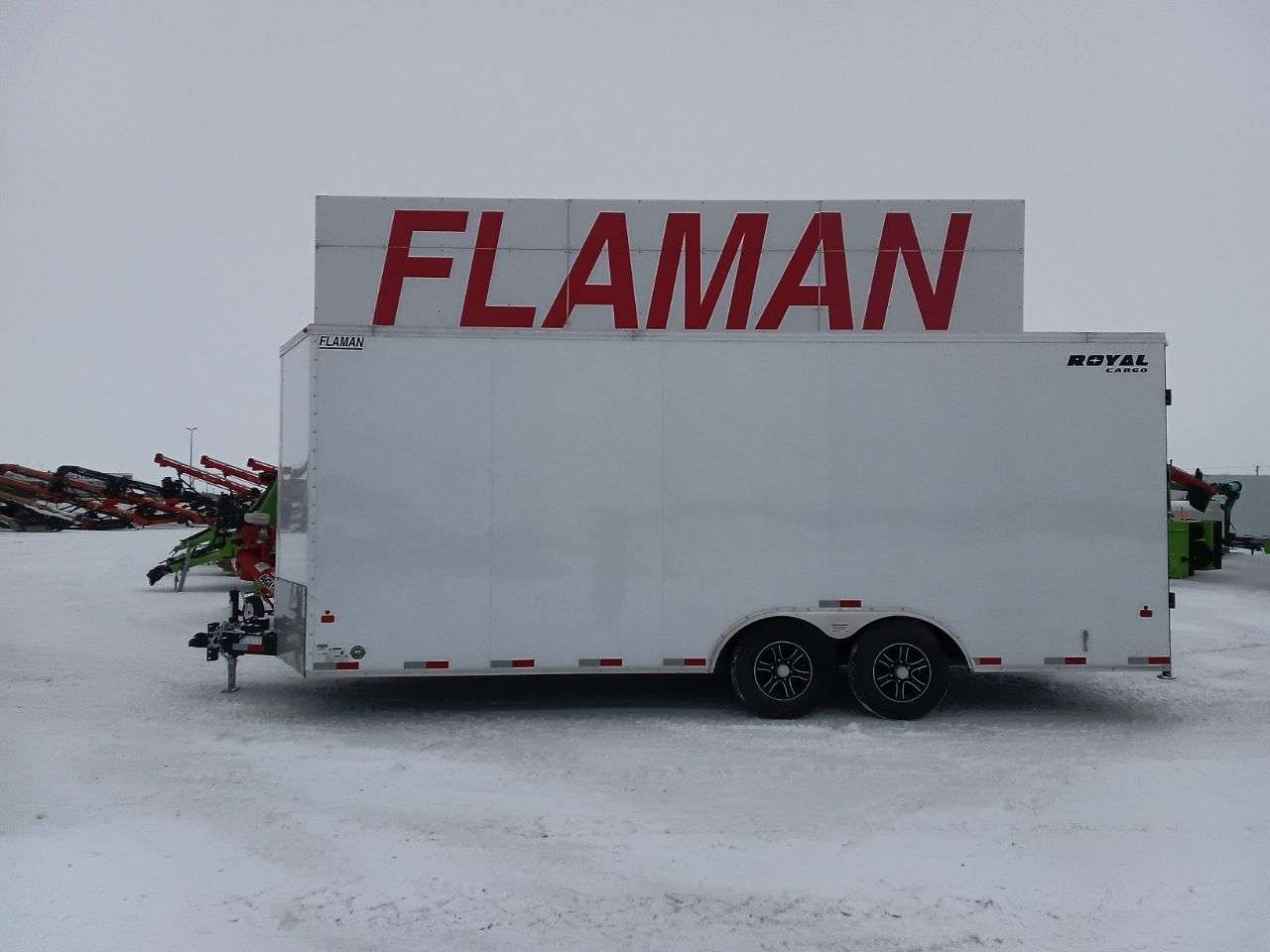 2026 Royal LCH 8'6" x 20' + V-Nose Car Hauler Trailer