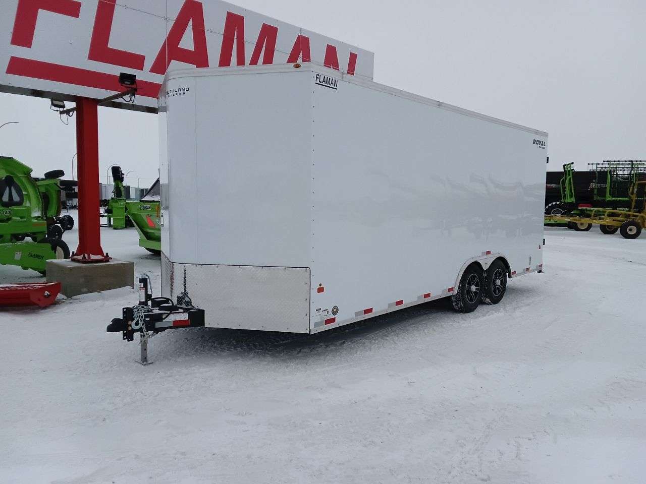 2026 Royal LCH 8'6" x 20' + V-Nose Car Hauler Trailer