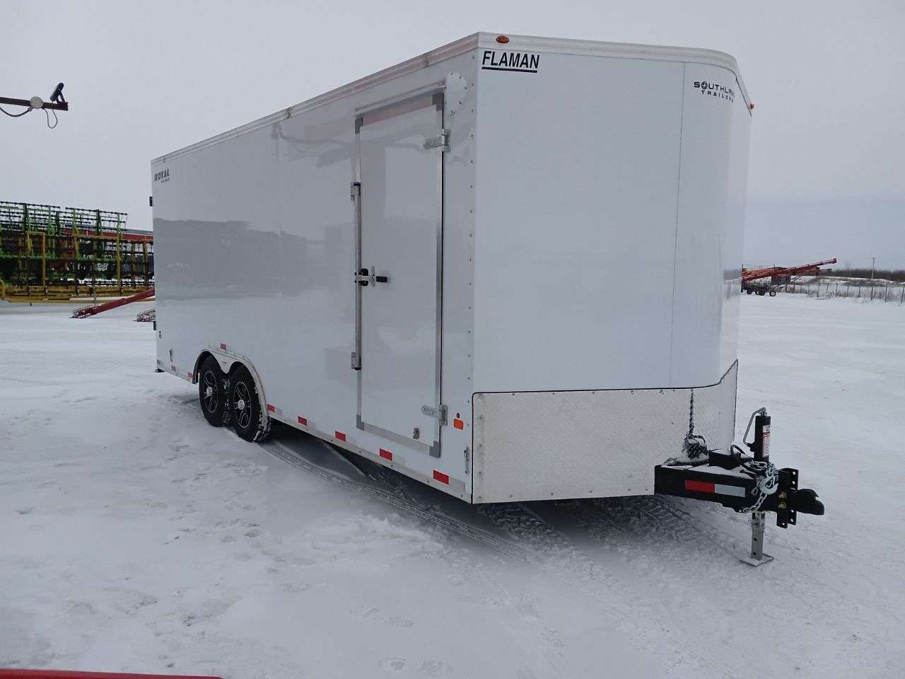 2026 Royal LCH 8'6" x 20' + V-Nose Car Hauler Trailer