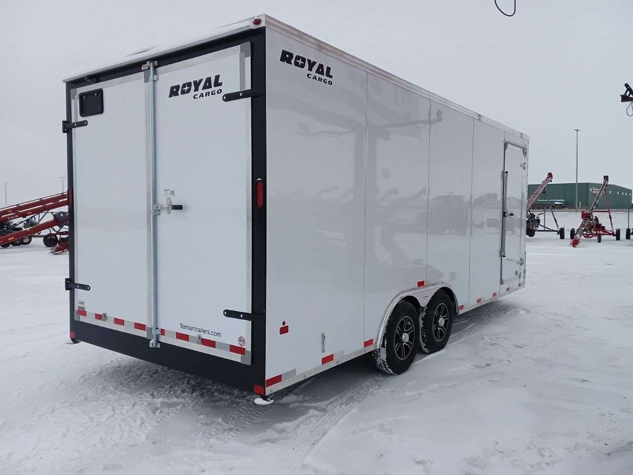 2026 Royal LCH 8'6" x 20' + V-Nose Car Hauler Trailer